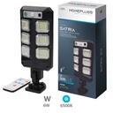 Candeeiro de rua solar LED Satria com sensor de movimento e crepuscular 5W 6500K