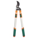 Telescopic pruning shears with bypass cutting steel blade 160mm