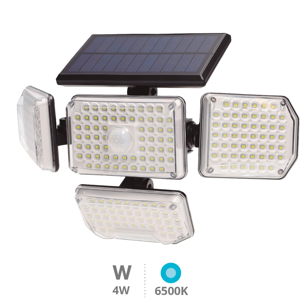 Lanteri solar LED bulkhead with movement and night sensor 4W 6500K