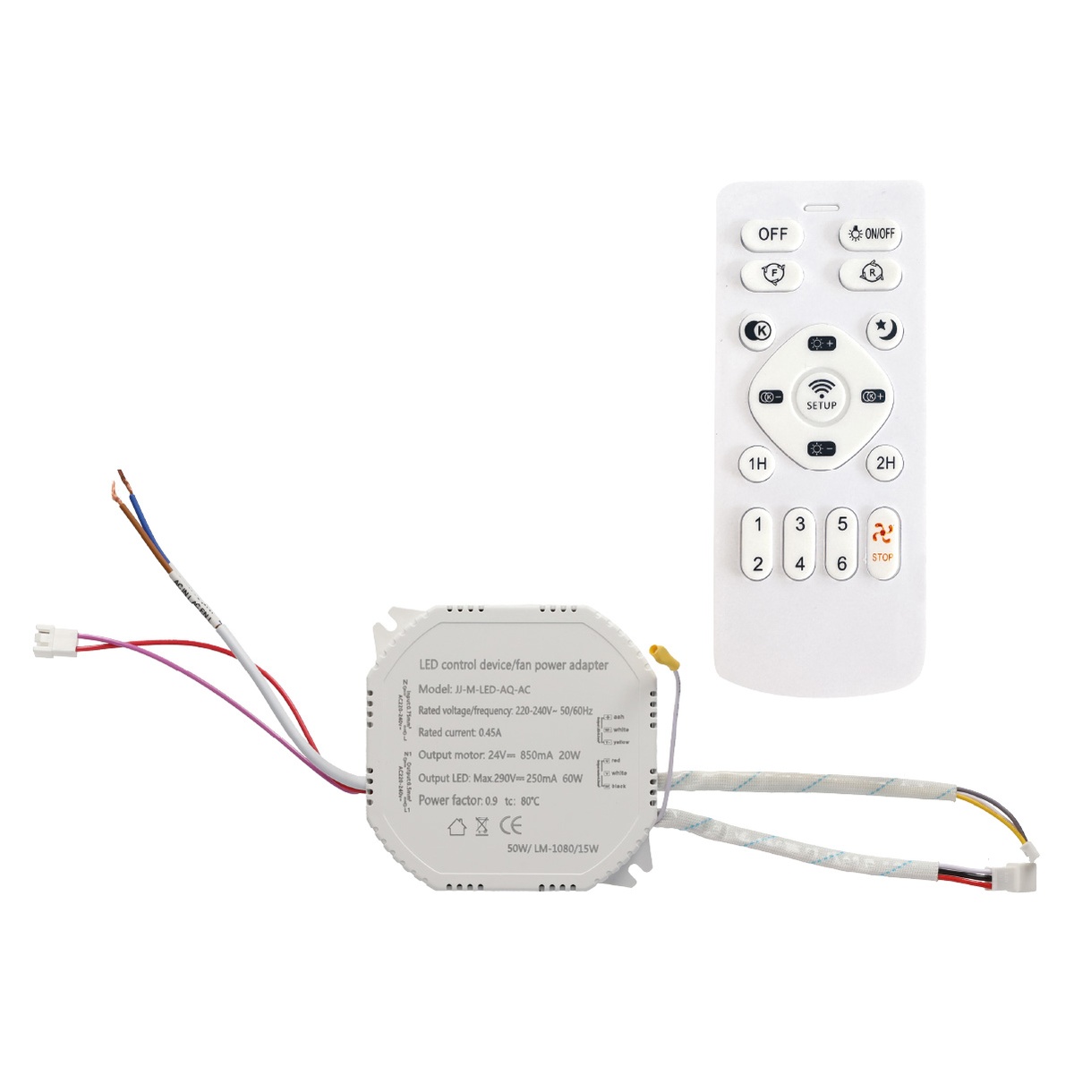 Recambio mando y receptor para ventilador Olmeto ref. 300005102