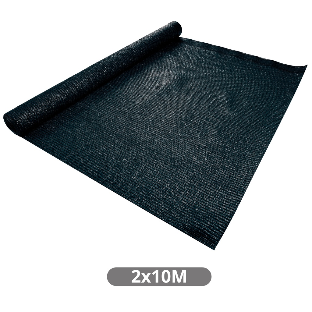 Filet d'ombrage 2x10M 80gr Noir