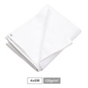 Tarpaulin 120gr 4x6M White