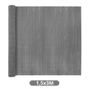 Clôture en PVC 1,5x3M Gris
