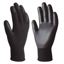 Polyester and polyurethane glove Black - Size 10