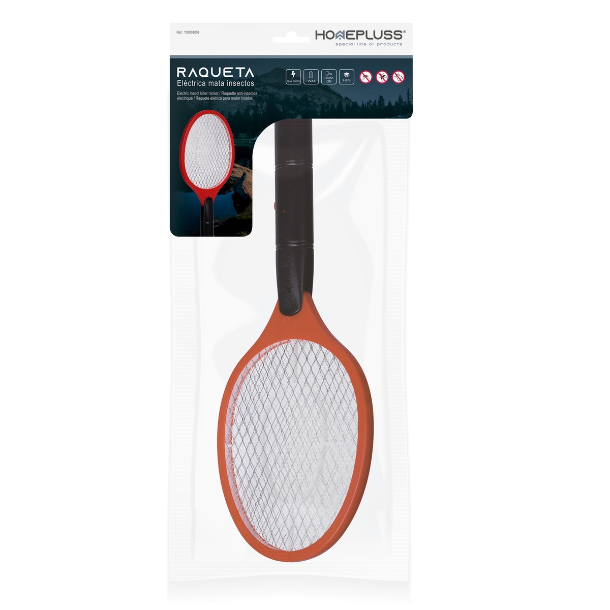 Electric racquet insect killer 2xAA