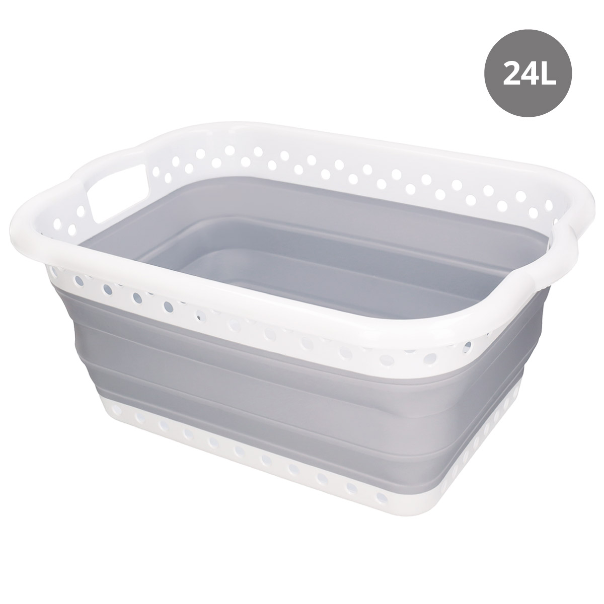 Cesto ropa plegable 24L
