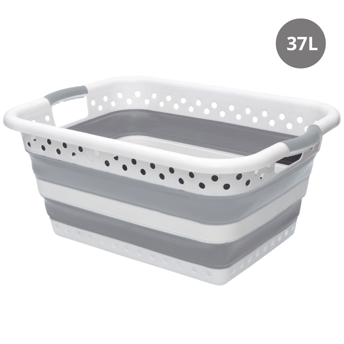 Foldable Laundry basket 37L