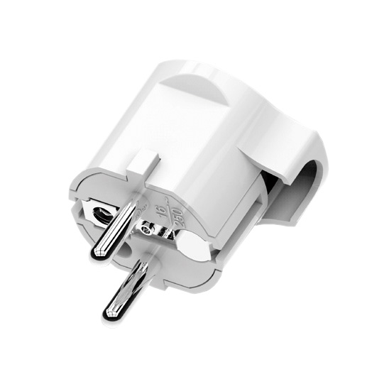 Clavija enchufe ultrafina 4.8mm Blanco