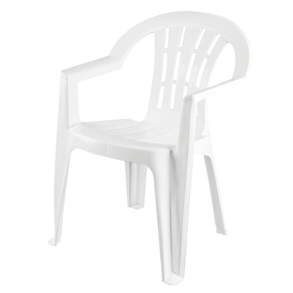 Polypropylene garden chair White