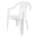 Polypropylene garden chair White