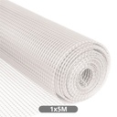 Filet plastique 10x10mm 1x5M Blanc