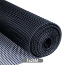 Malha de plástico 10x10mm 1x25M Preto