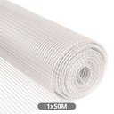 Malha de plástico 20x20mm 1x50M Branco