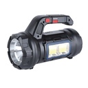 Linterna multiusos 10W con caja de herramientas recargable USB 