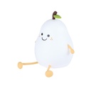 Pear LED night lamp for children 1W RGB rechargeable battery