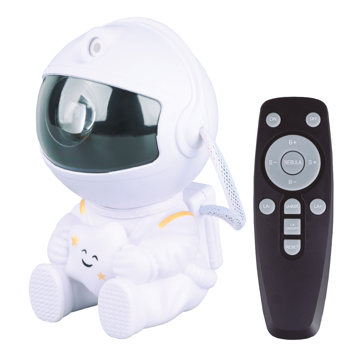 Luz de noche infantil LED Astronauta proyector galaxia 