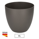 Pot de fleurs Tes Ø220mm Gris anthracite