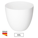 Pot de fleurs Tes Ø480mm Blanc
