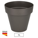Maceta Tes Ø140mm Gris antracita