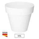 Maceta Tes Ø380mm Blanco
