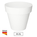 Maceta Tes Ø480mm Blanco