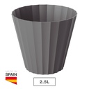 Doric pot Ø180mm Anthracite gray