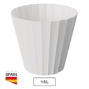 Maceta Doric Ø320mm Blanco