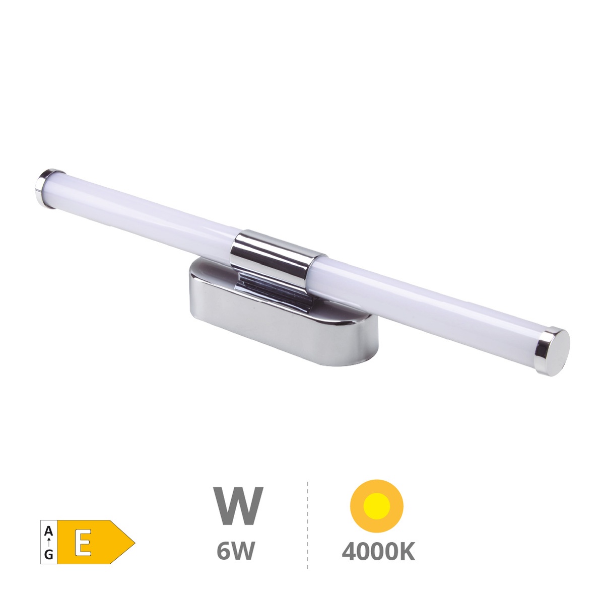 Aplique LED para casa de banho Tolfa 6W 4000K
