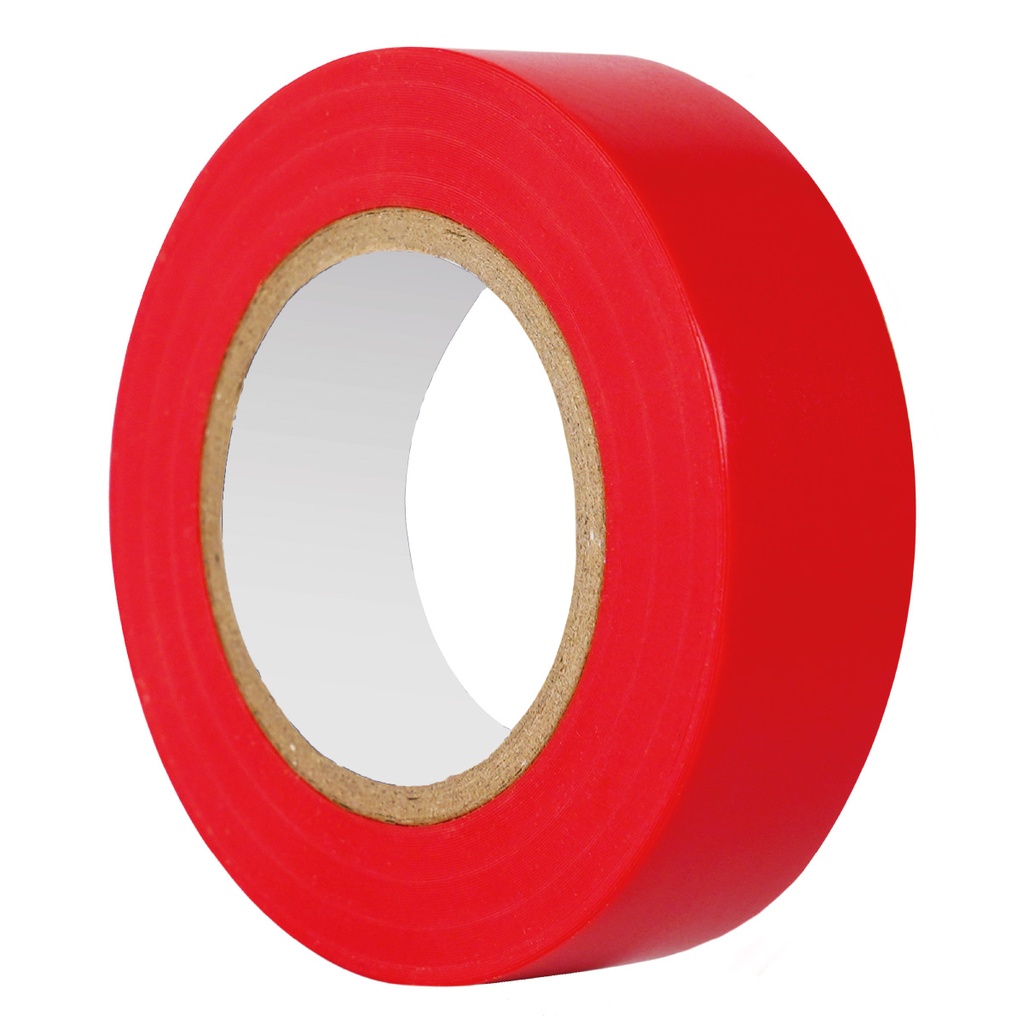 PVC electrical insulating tape 20M Red - 10u retractable