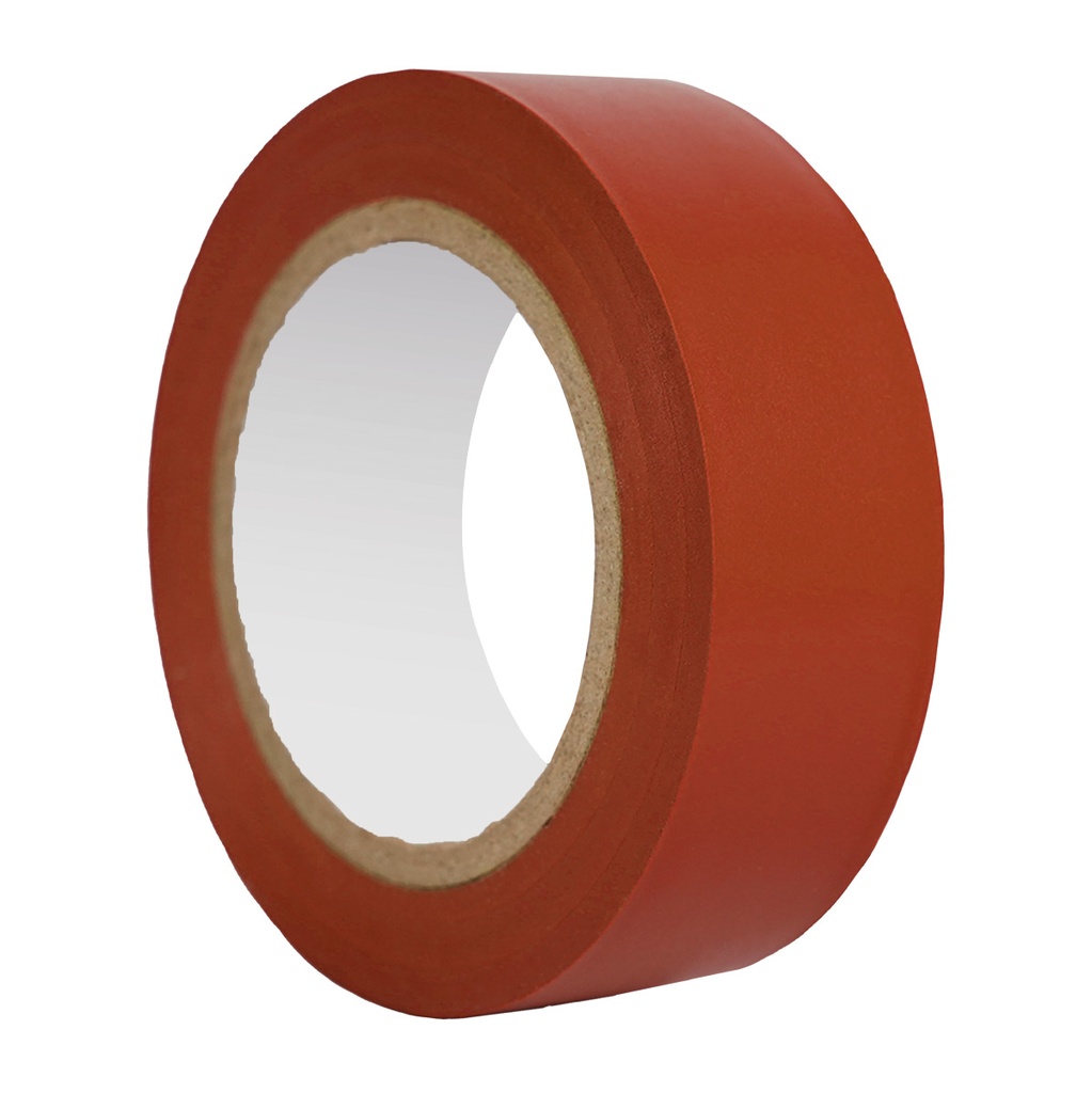 PVC electrical insulating tape 20M Brown - 10u retractable