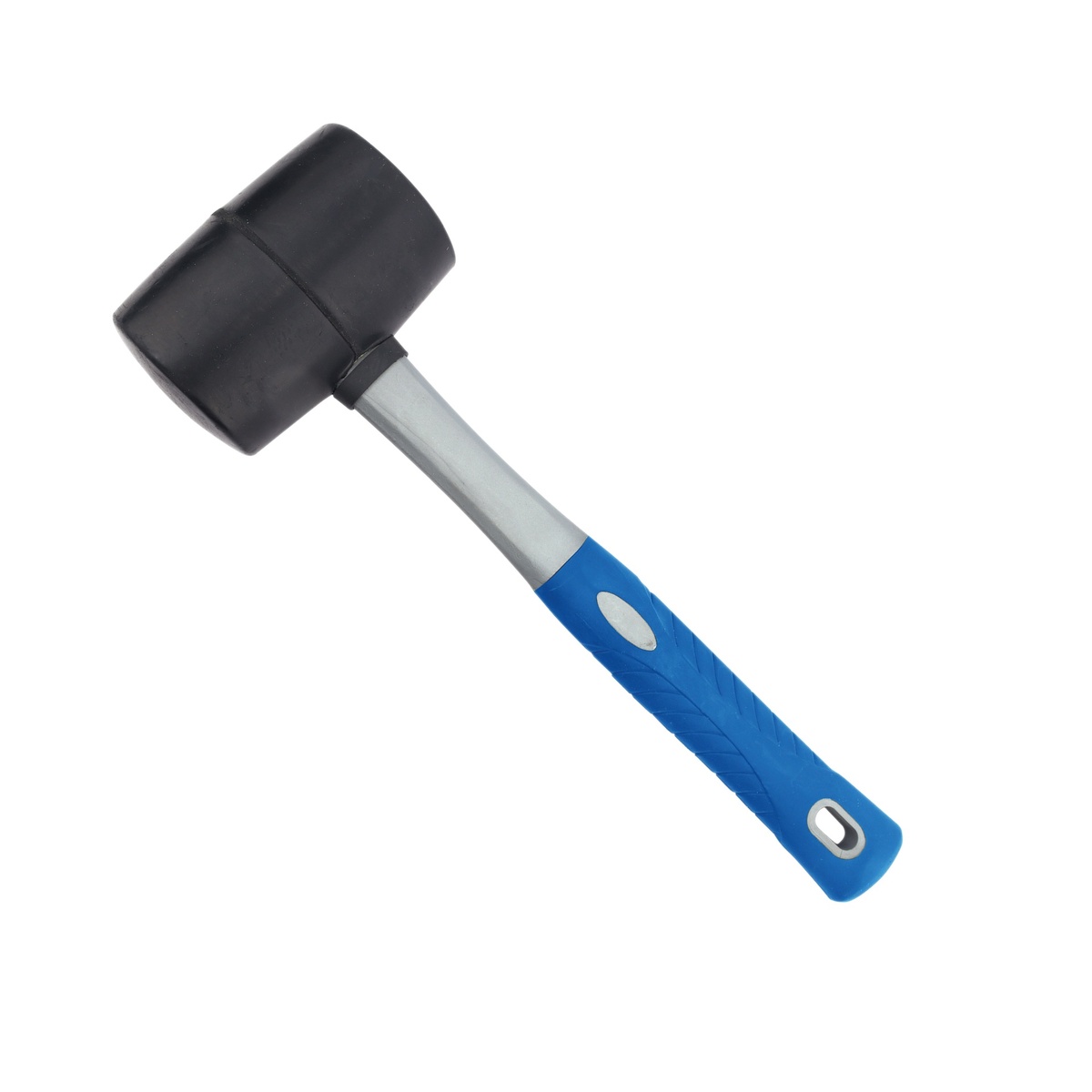 Rubber mallet with fiberglass handle 450gr 