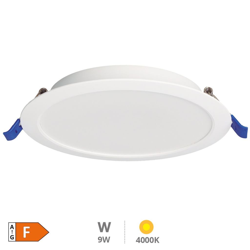 Downlight encastrável LED redonda Belur 9W 4000K Branco