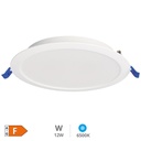 Downlight à encastrer LED rond Belur 12W 6500K Blanc