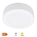 Downlight superficie LED redondo Bogur 6W 4000K Blanco