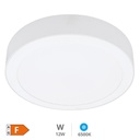 Downlight superficie LED redondo Bogur 12W 6500K Blanco