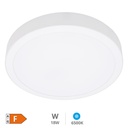 Downlight superficie LED redondo Bogur 18W 6500K Blanco
