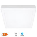 Downlight de superfície LED quadrada Vasan 18W 6500K Branco