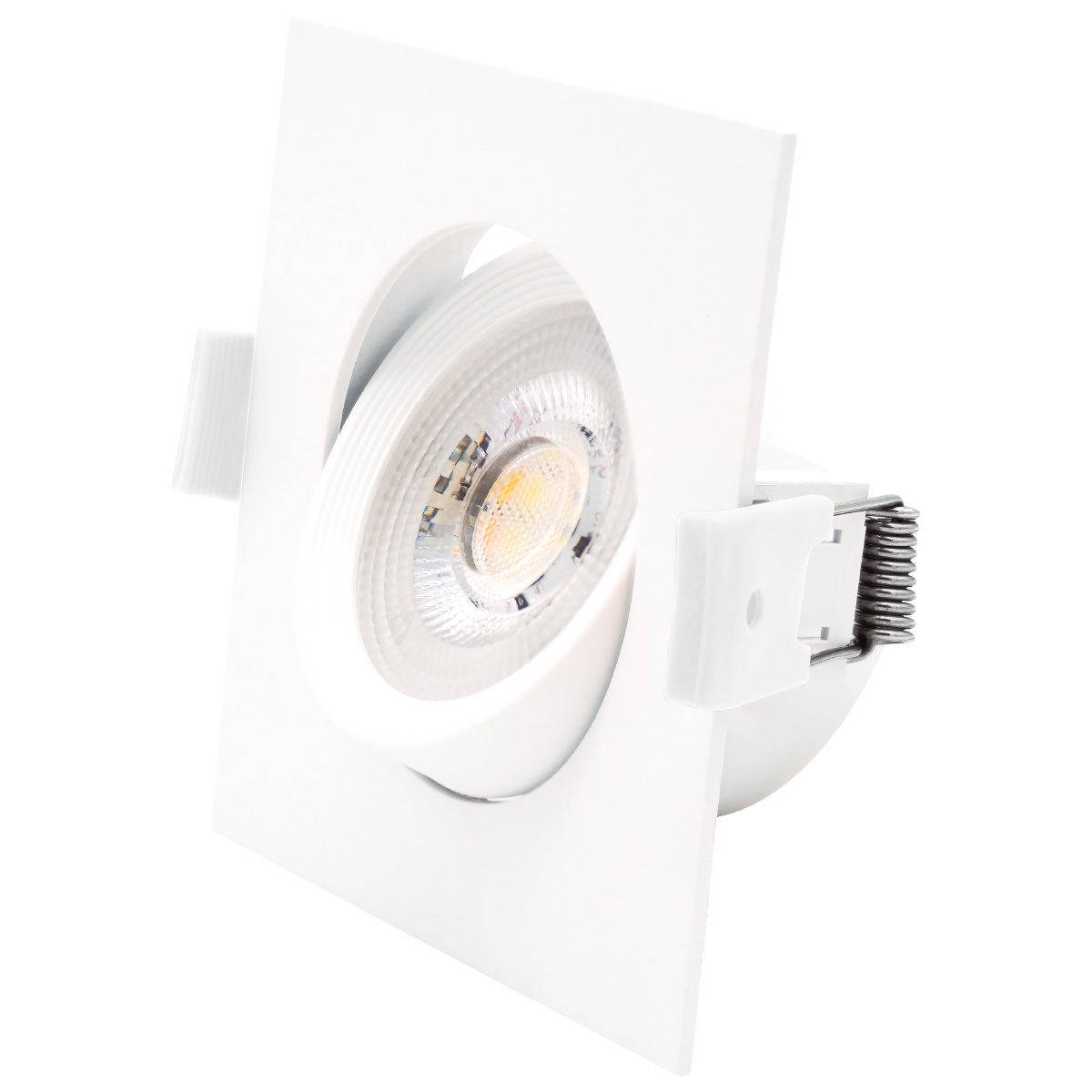 Aro basculante cuadrado empotrable LED Gonde 7W 3000-4000-6500K Blanco 