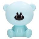 Luz de noite infantil LED Ursinho 5W RGB + luz dia com alto-falante e bateria Azul