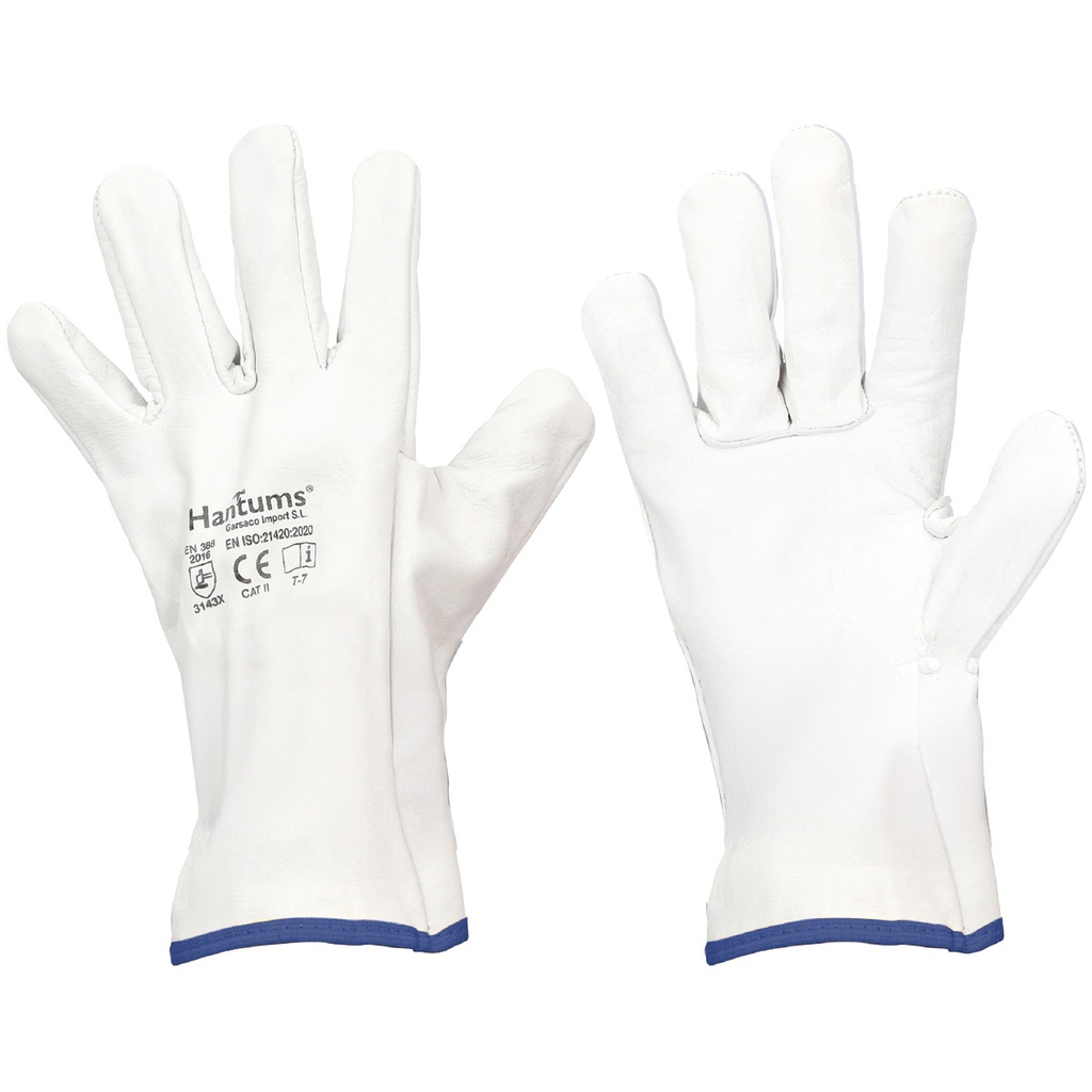 Gant de travail en cuir de vachette - Taille 8
