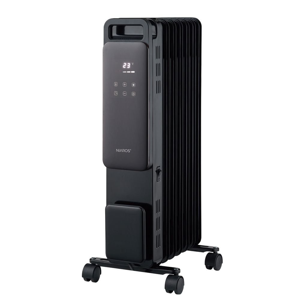 Radiateur à bain d'huile 7 éléments Durasil avec commande Max. 1500W