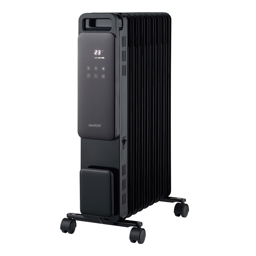 Radiateur à bain d'huile 9 éléments Durasil avec commande Max. 2000W