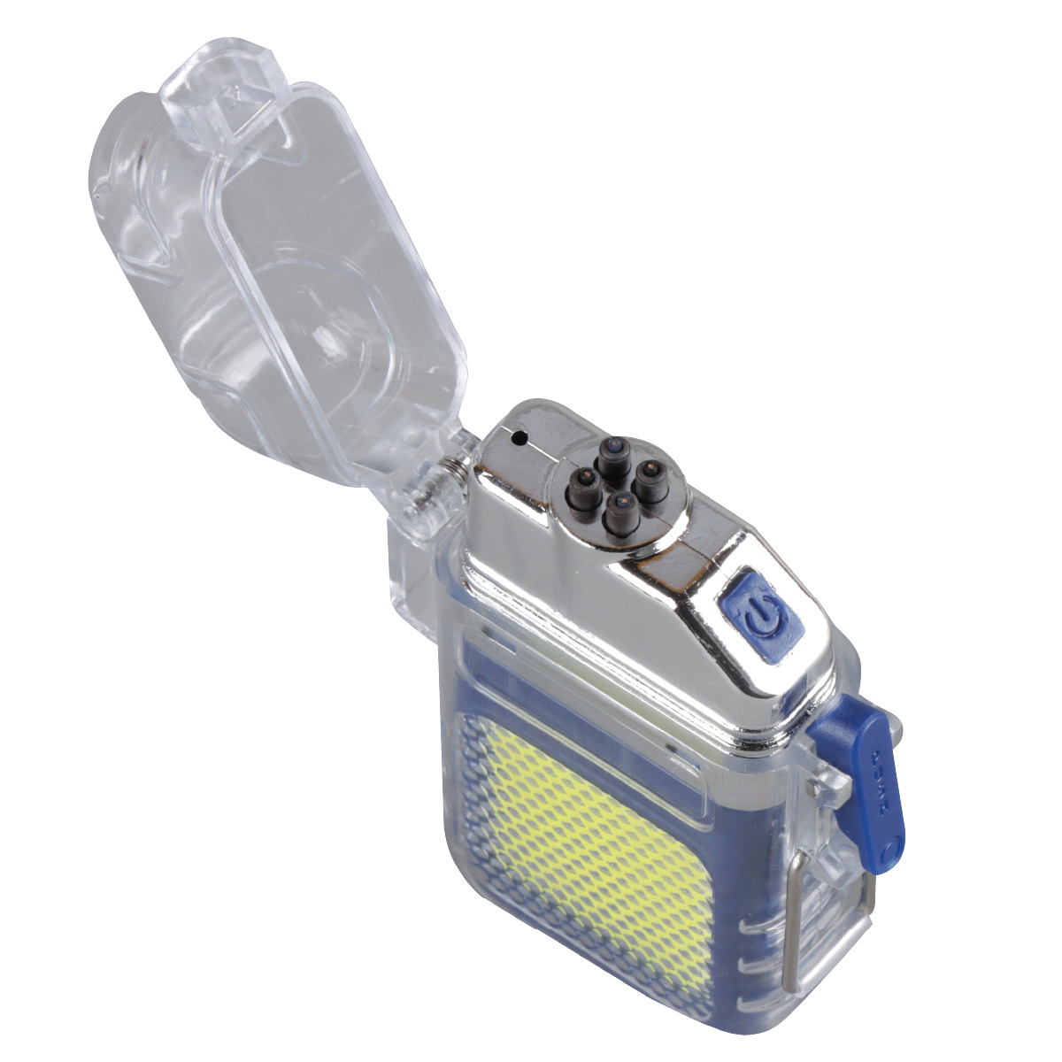LED COB flashlight 2W with electric lighter
