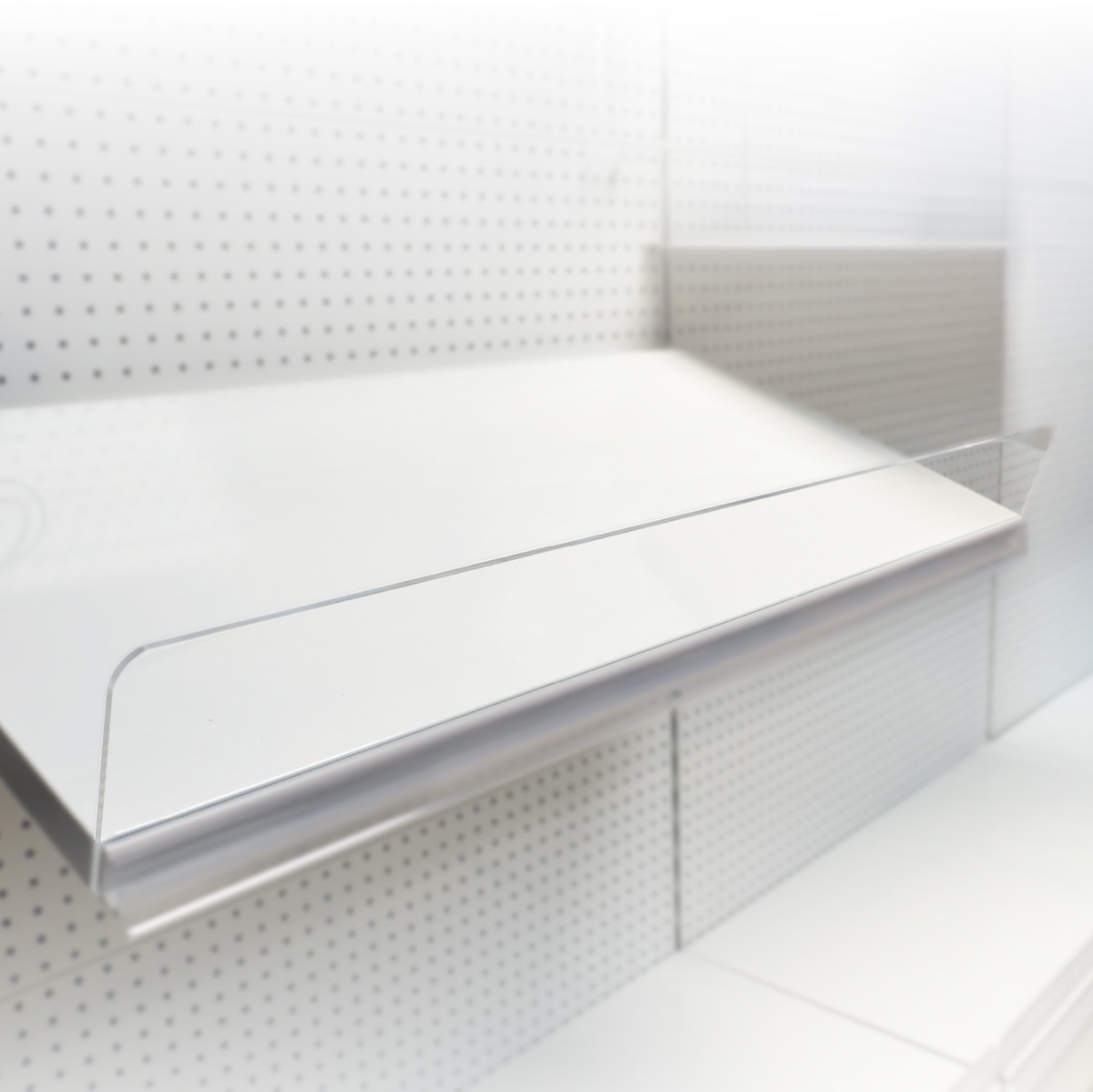 Stop for shelves for exhibitor Sunnet Transparent