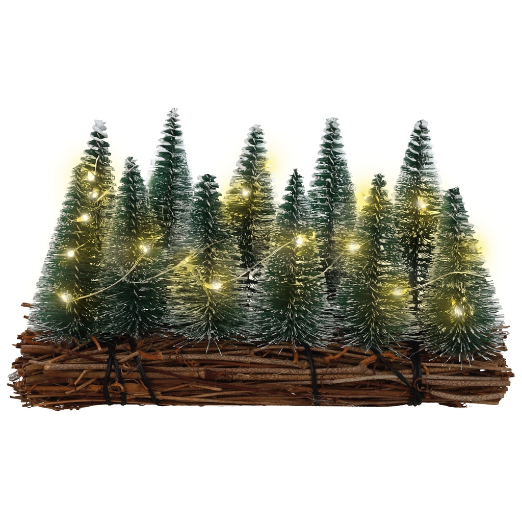 Bosque de árvores de natal LED Kuner Luz quente 