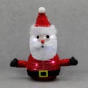 Foldable LED Santa Claus 300mm Cool white