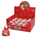 Bola de nieve navideña Ø4,5cm - 12u caja exp