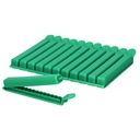 Sachet 12 pinces en plastique grands ferme-sacs