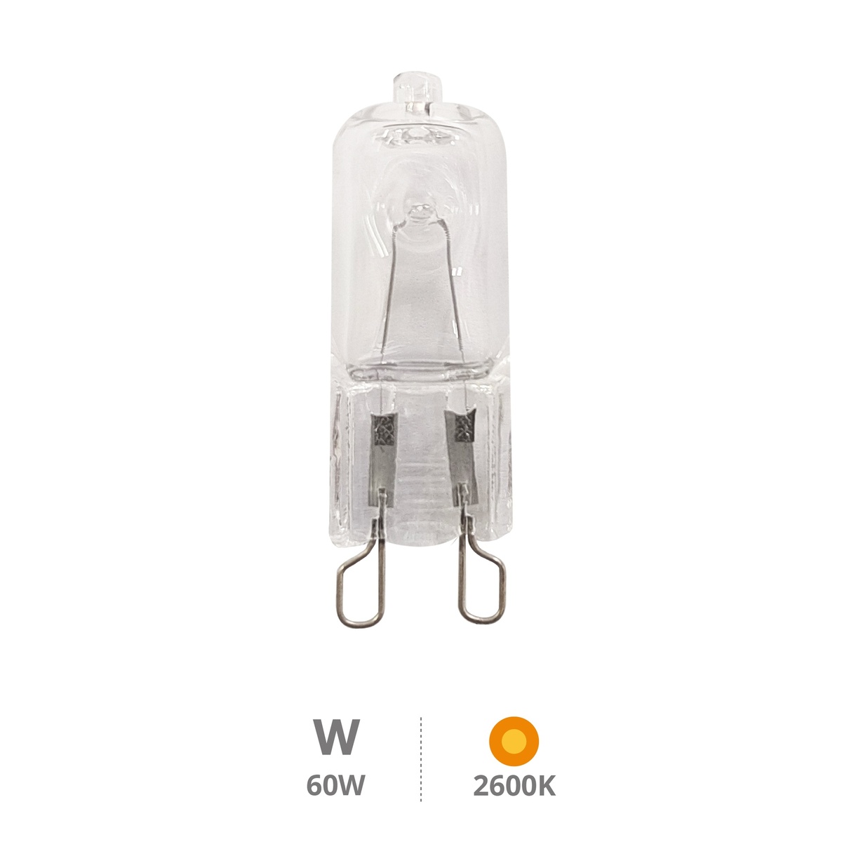 Lâmpada halógena para forno 60W G9