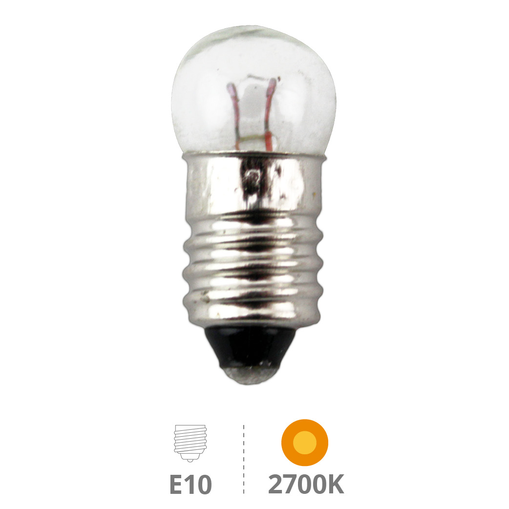 Coffret 25 u Lamp. miniature manuelles E10 3V 